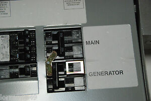 100 amp generator manual transfer switch