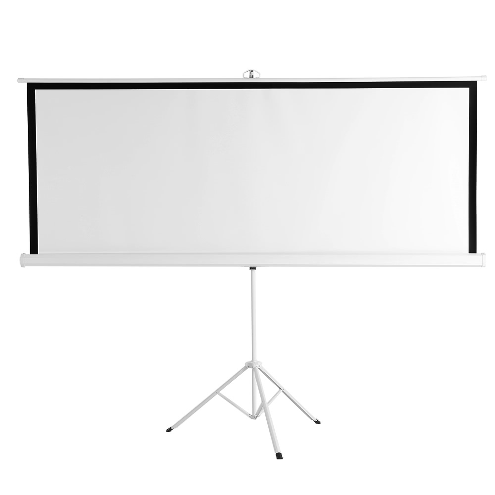 Manual pull down projector screen 16 9