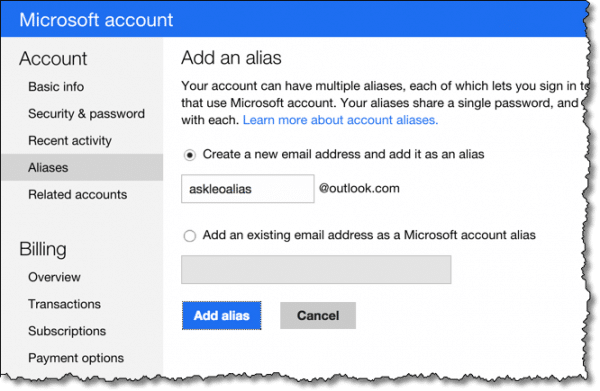 how to add another email account to outlook 365