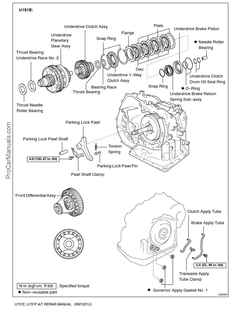 Toyota automatic transmission repair manual pdf