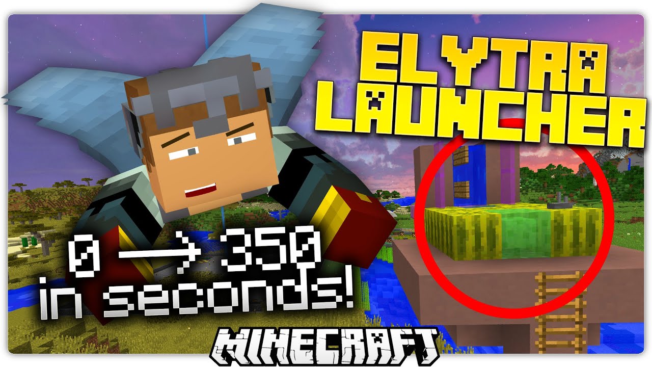 Minecraft how to fly with elytra