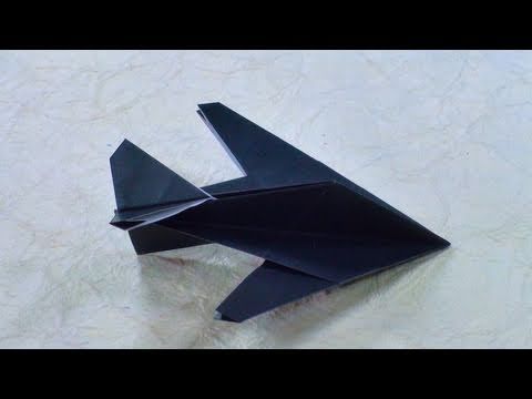 origami fighter jet instructions