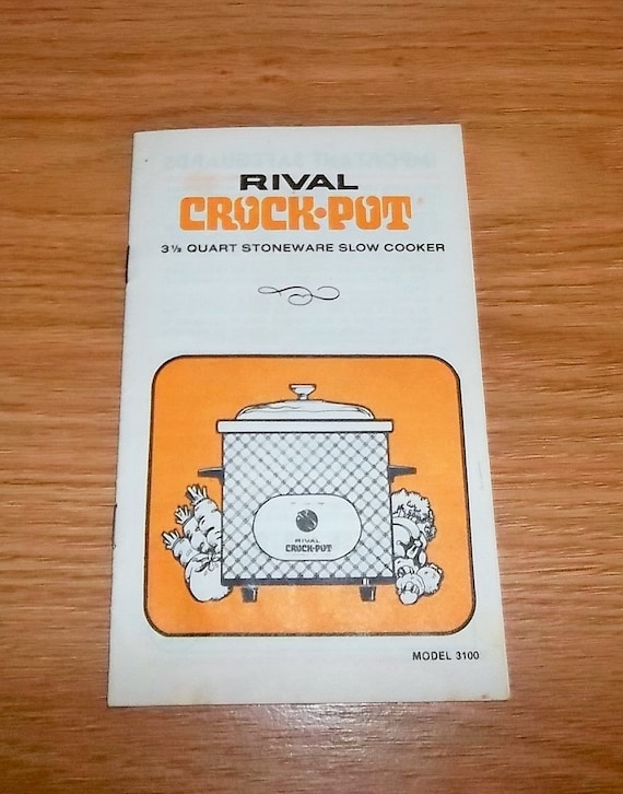 rival crock pot instruction manual