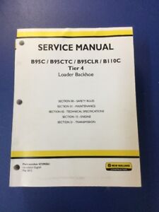 new holland b95 backhoe manual