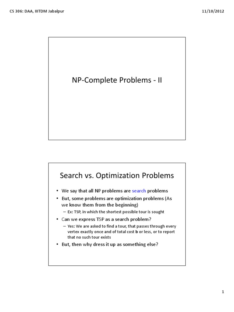 List of np complete problems pdf