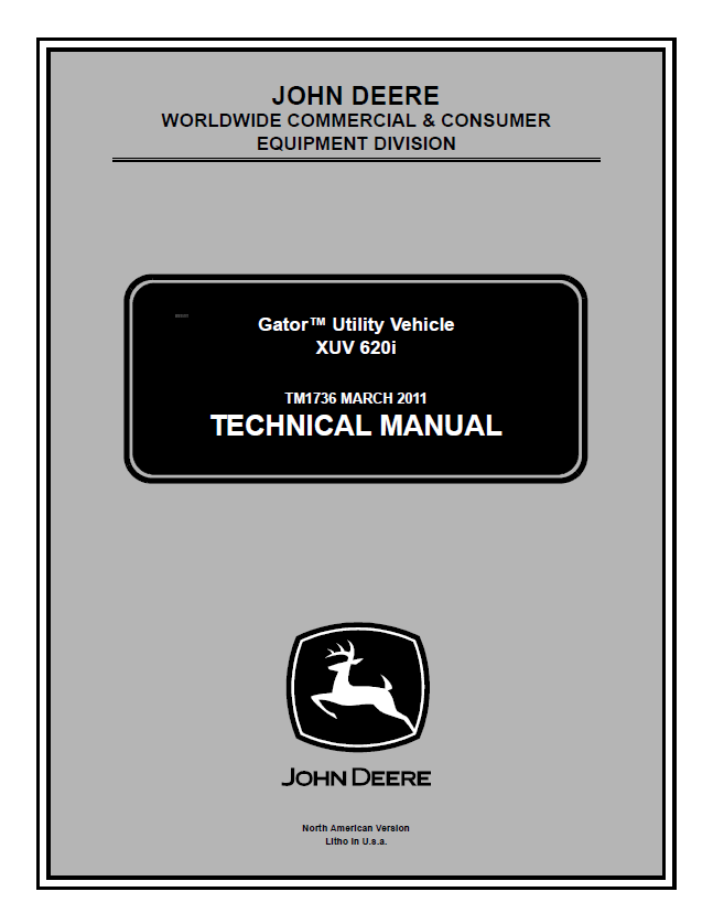 John deere gator 620i service manual