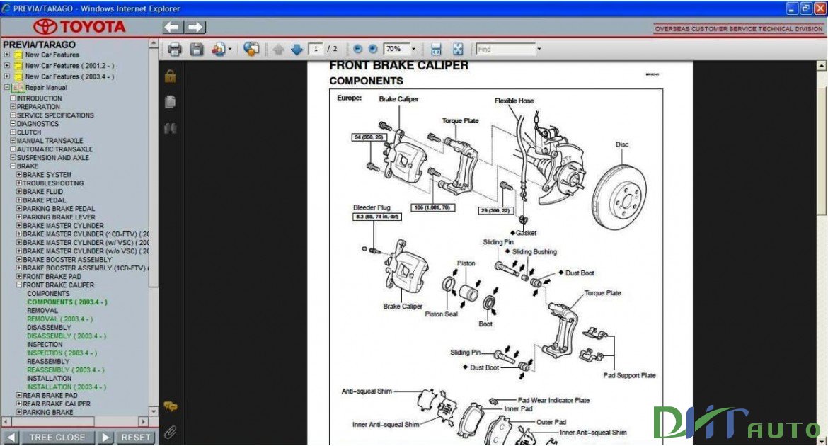 Toyota tarago workshop manual free download