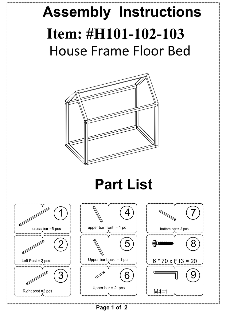 upholstered bed assembly instructions