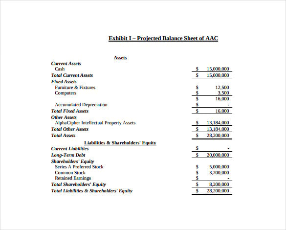 Elements of balance sheet pdf