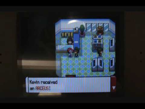 Pokemon platinum how to get arceus event