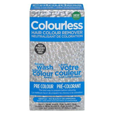 colourless hair colour remover instructions