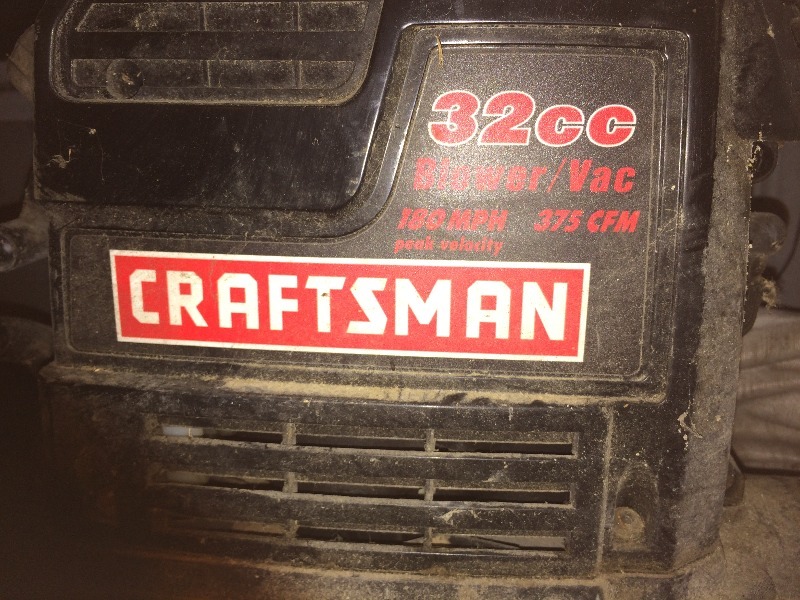craftsman 32cc blower vac manual