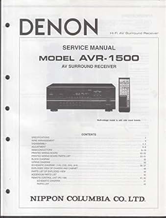 denon avr 3802 service manual