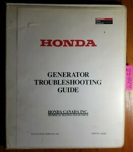 Honda generator troubleshooting guide service shop repair manual