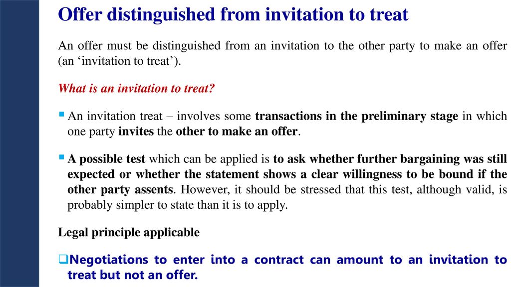 Invitation to treat and offer pdf