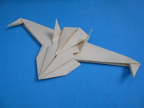 origami fighter jet instructions
