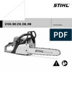 stihl ms 250 manual repair