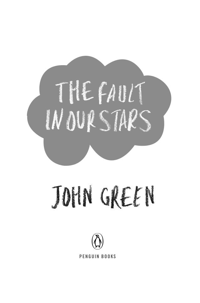 The fault in our stars pdf